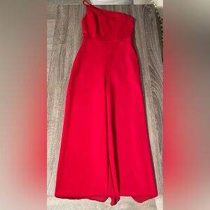 Crystal Sky Red Jumpsuit